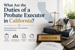 What Are the Duties of a Probate Executor in California?
